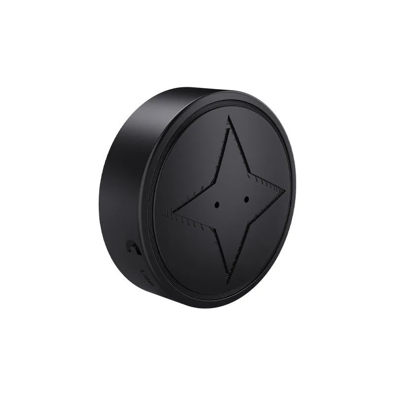 Mini GPS tracker with strong magnetic mount, 40mm diameter, for car and motorcycle real-time tracking