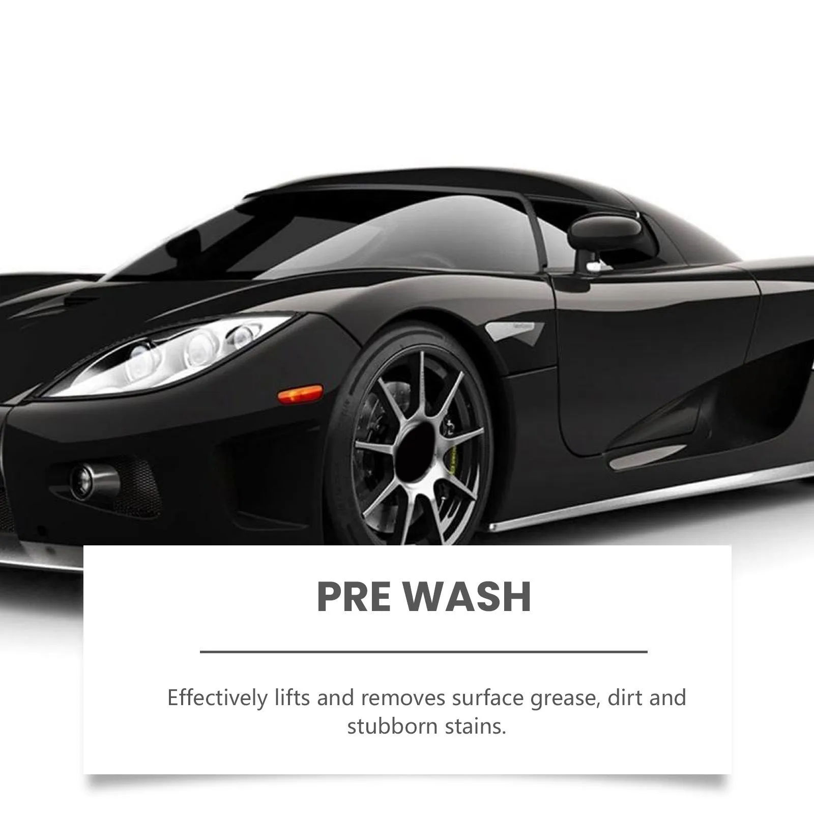 Homonth Automotive Detergent Wipe Free Car Wash Liquid 120ml bottle