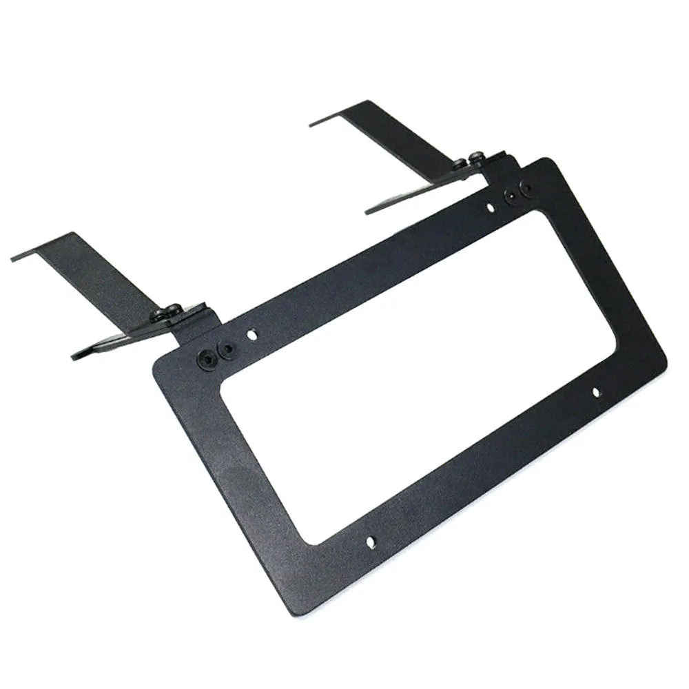 American-style license plate bracket in brushed aluminium alloy for Tesla Model 3 and Model Y