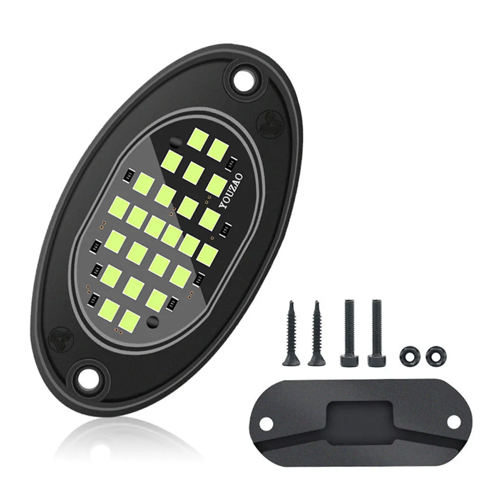 12V car LED chassis ambience light with ABS housing in blue colour option for underbody vehicle decoration.