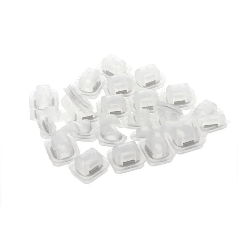 BMW interior plastic clips with peach wood finish buckle seat design, 100-piece set