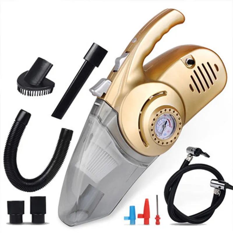 Gold ABS 12v four-in-one wet and dry car vacuum cleaner 35 x 18 cm
