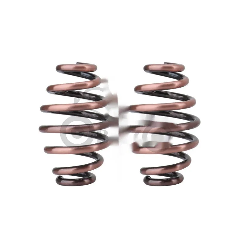 Metal electroplated motorcycle seat cushion spring clip in long round silver option