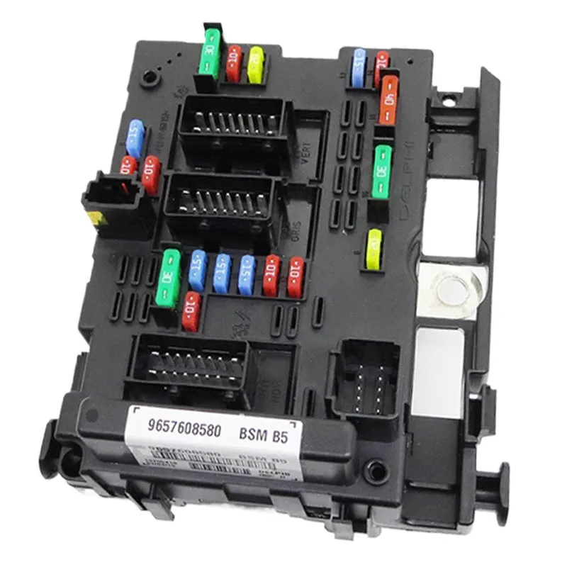 Black engine compartment fuse box for Peugeot Citroen 307 206 207 308 408 models