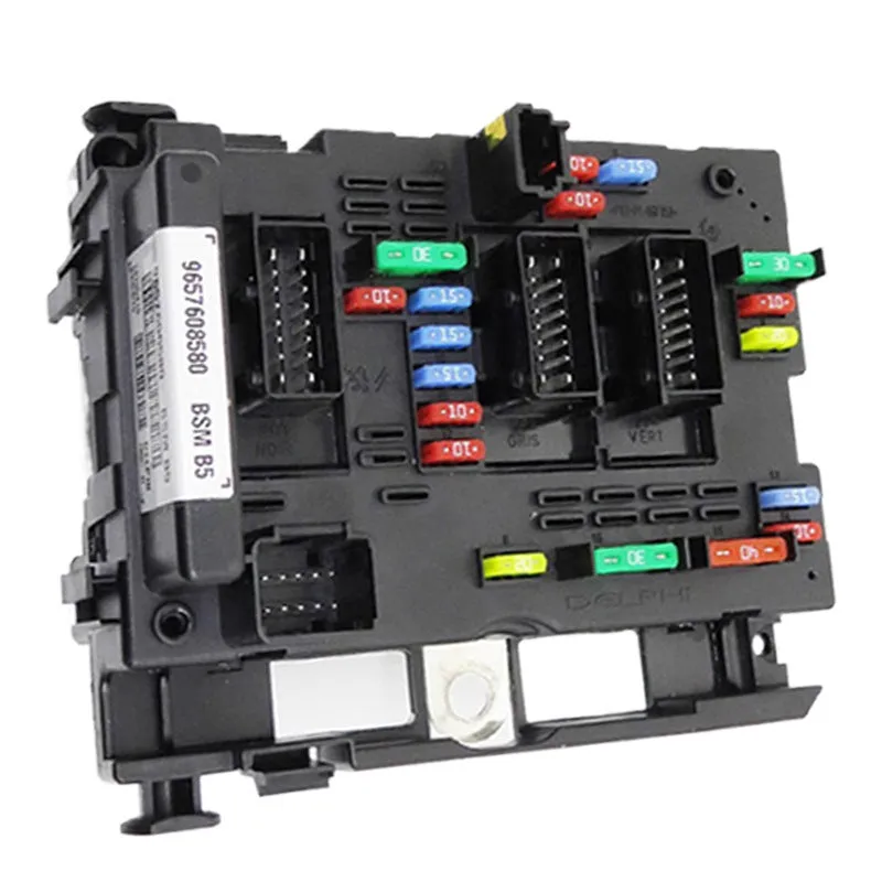 Black engine compartment fuse box for Peugeot Citroen 307 206 207 308 408 models