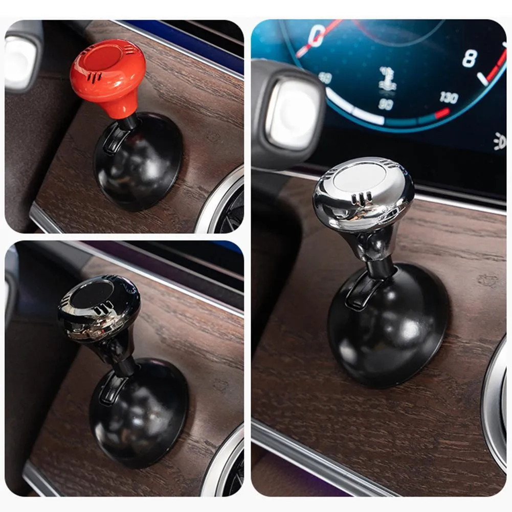 Car one-click start rocker with small red head plastic and alloy construction in noble red colour for engine start stop