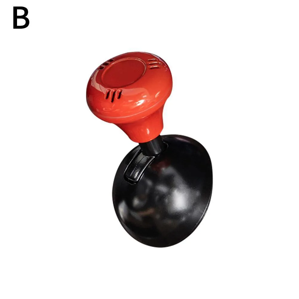 Car one-click start rocker with small red head plastic and alloy construction in noble red colour for engine start stop