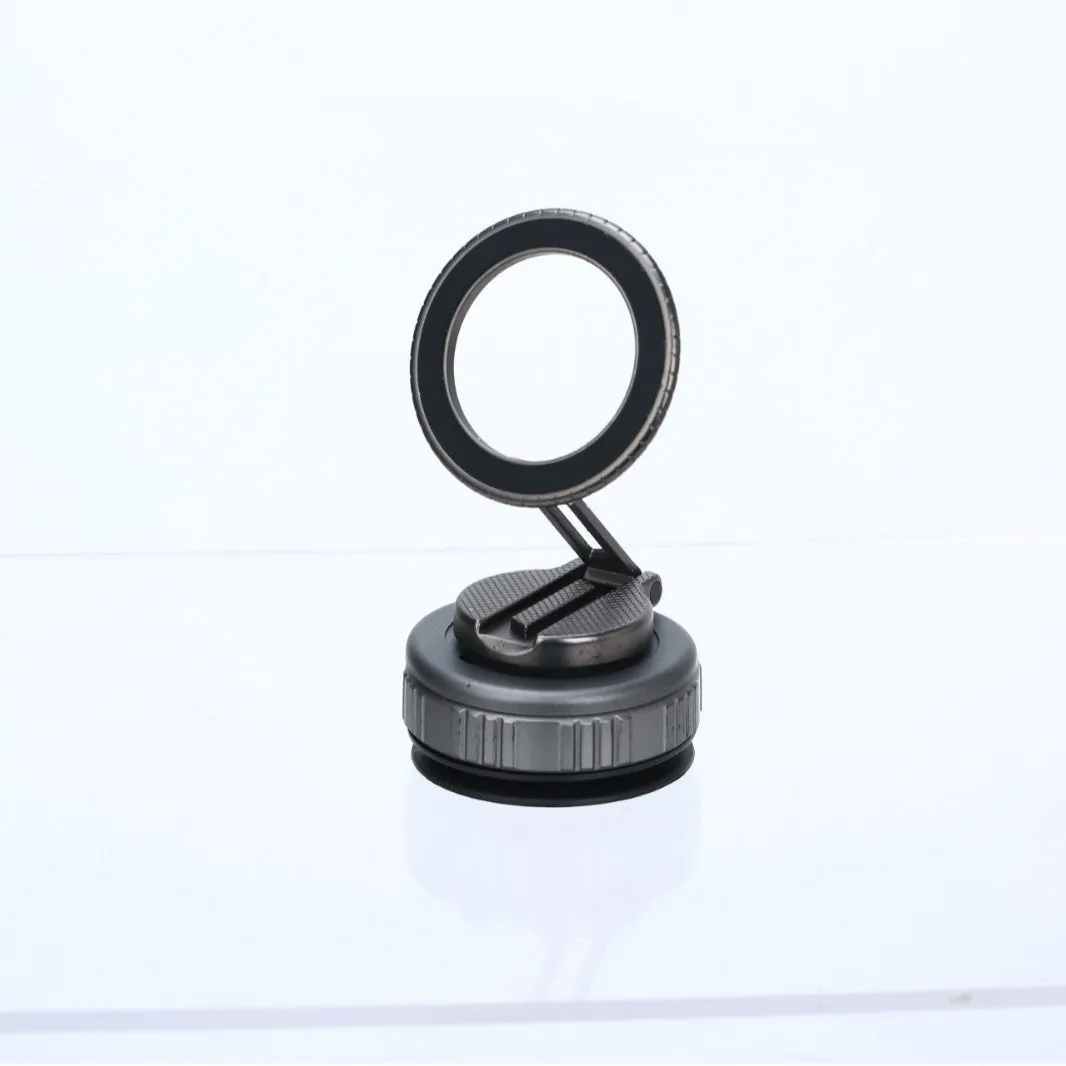 G712 three-axis magnetic suction on-board bracket in silver with 15W wireless charging