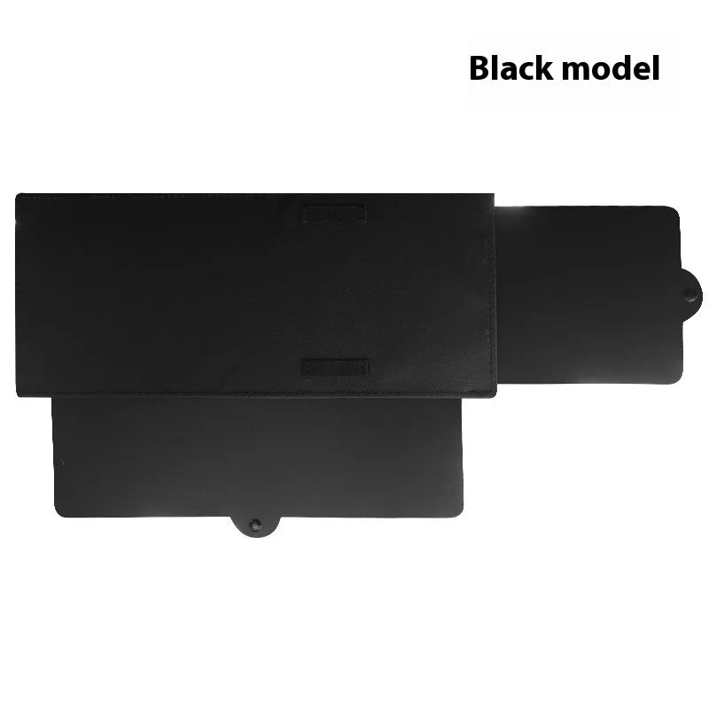 Retractable car sun shade PU leather 31x13cm anti-glare business style solid colour