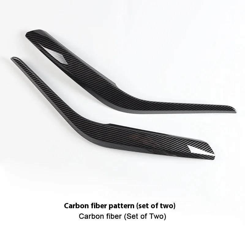 BMW interior carbon fibre pattern black car door handle made of ABS PC for front and rear doors