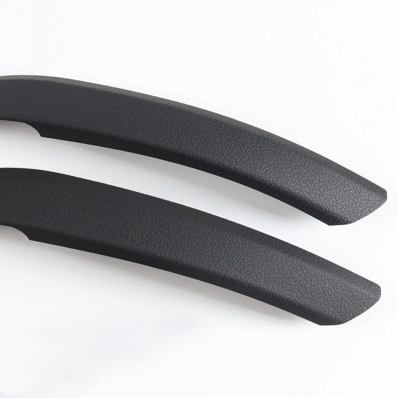 BMW interior carbon fibre pattern black car door handle made of ABS PC for front and rear doors