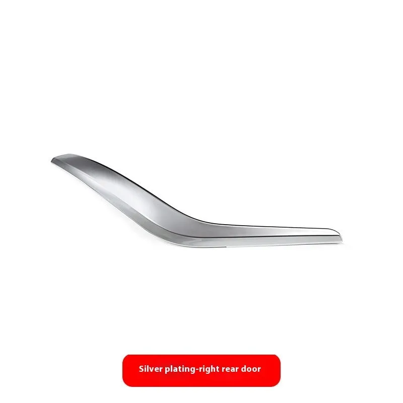 BMW interior carbon fibre pattern black car door handle made of ABS PC for front and rear doors