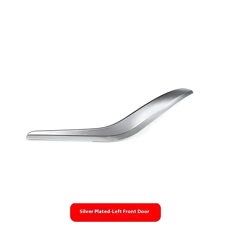 BMW interior carbon fibre pattern black car door handle made of ABS PC for front and rear doors
