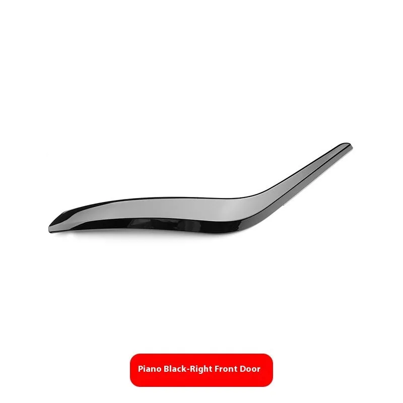 BMW interior carbon fibre pattern black car door handle made of ABS PC for front and rear doors