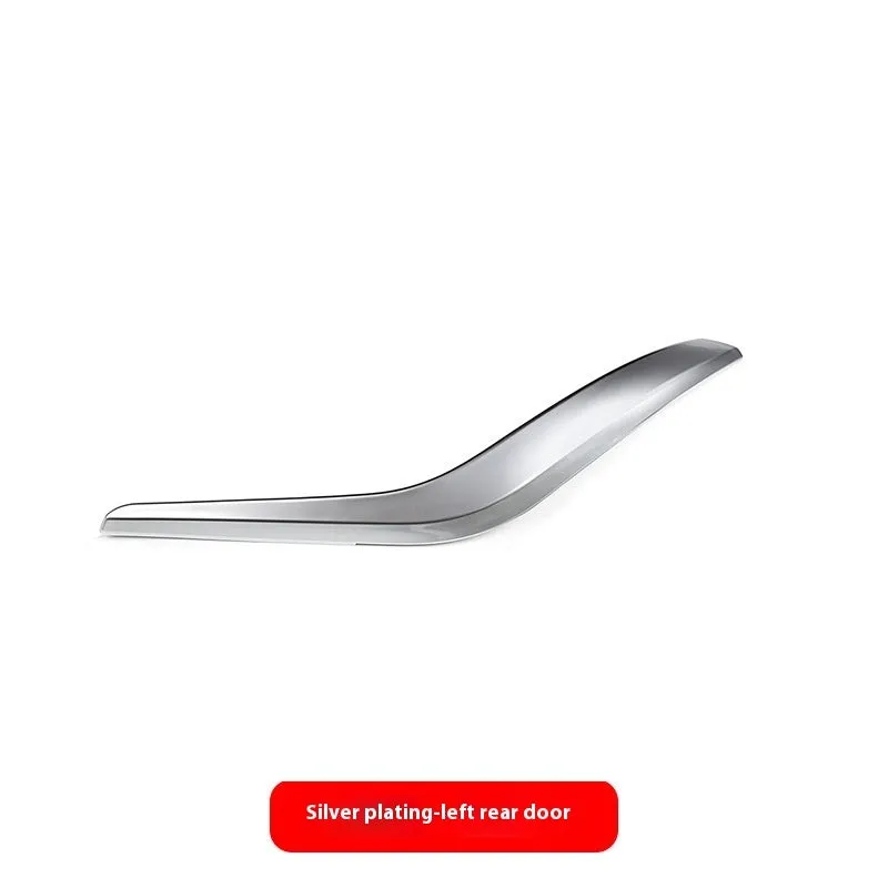 BMW interior carbon fibre pattern black car door handle made of ABS PC for front and rear doors