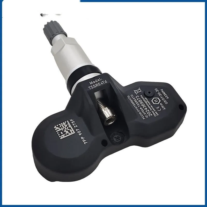 Black Audi tyre pressure monitor sensor replacement for vehicle TPMS systems