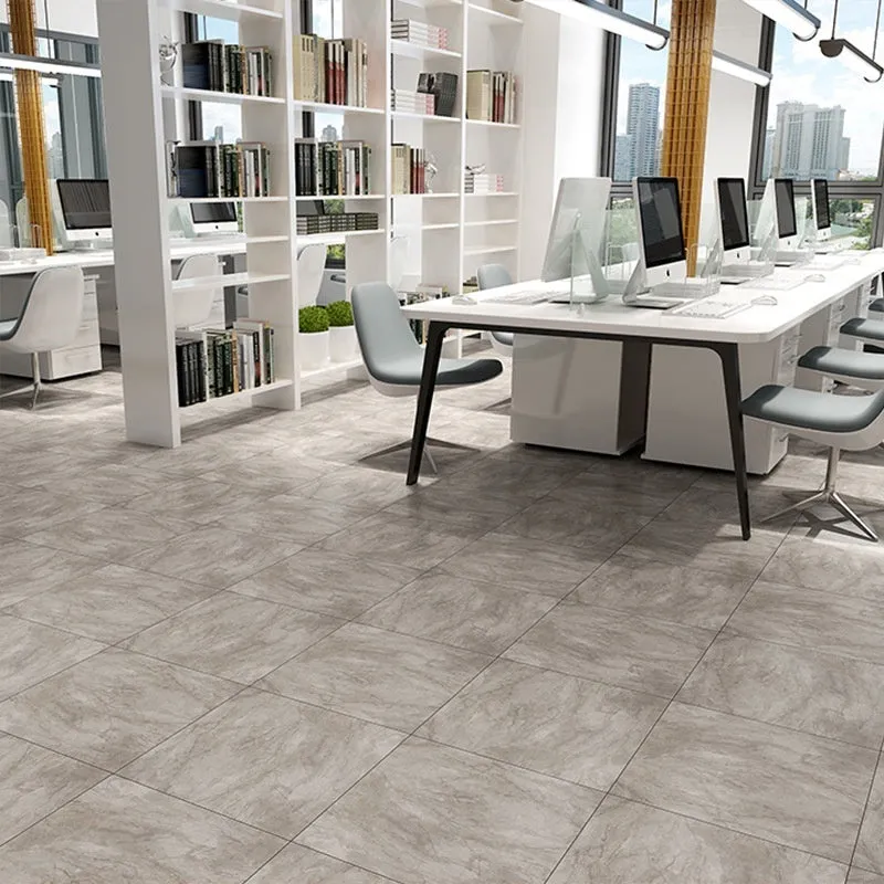 Wear-resistant marble-effect PVC self-adhesive floor sticker, 30cm x 30cm x 1.5mm