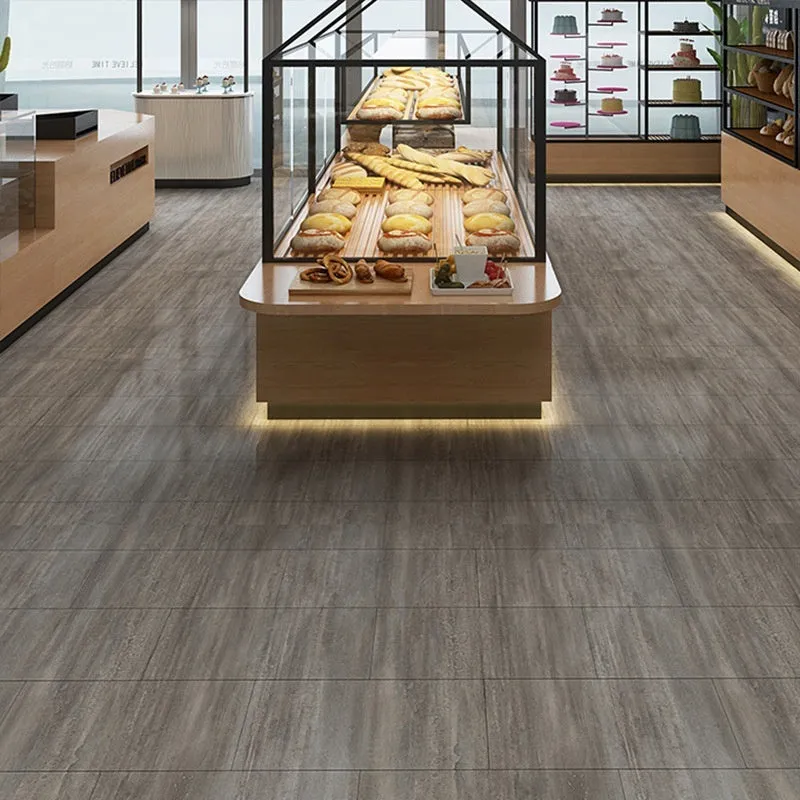 Wear-resistant marble-effect PVC self-adhesive floor sticker, 30cm x 30cm x 1.5mm