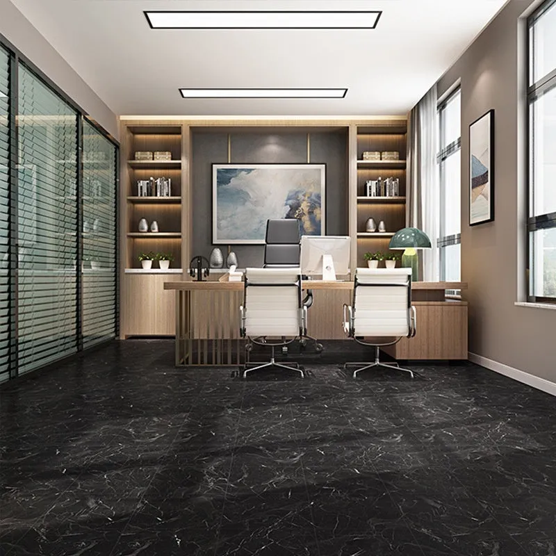 Wear-resistant marble-effect PVC self-adhesive floor sticker, 30cm x 30cm x 1.5mm