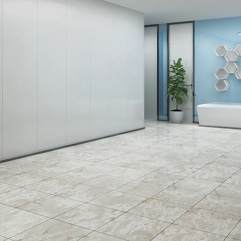 Wear-resistant marble-effect PVC self-adhesive floor sticker, 30cm x 30cm x 1.5mm