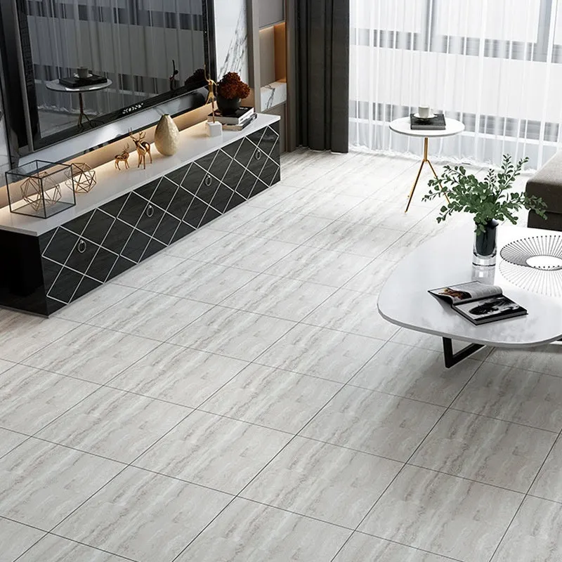 Wear-resistant marble-effect PVC self-adhesive floor sticker, 30cm x 30cm x 1.5mm