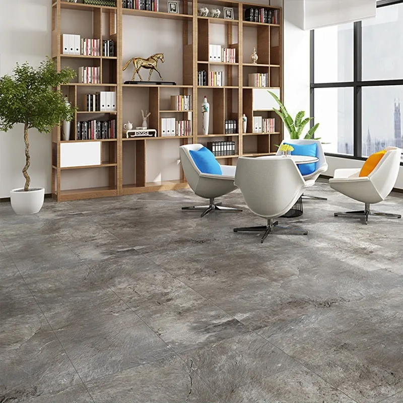 Wear-resistant marble-effect PVC self-adhesive floor sticker, 30cm x 30cm x 1.5mm