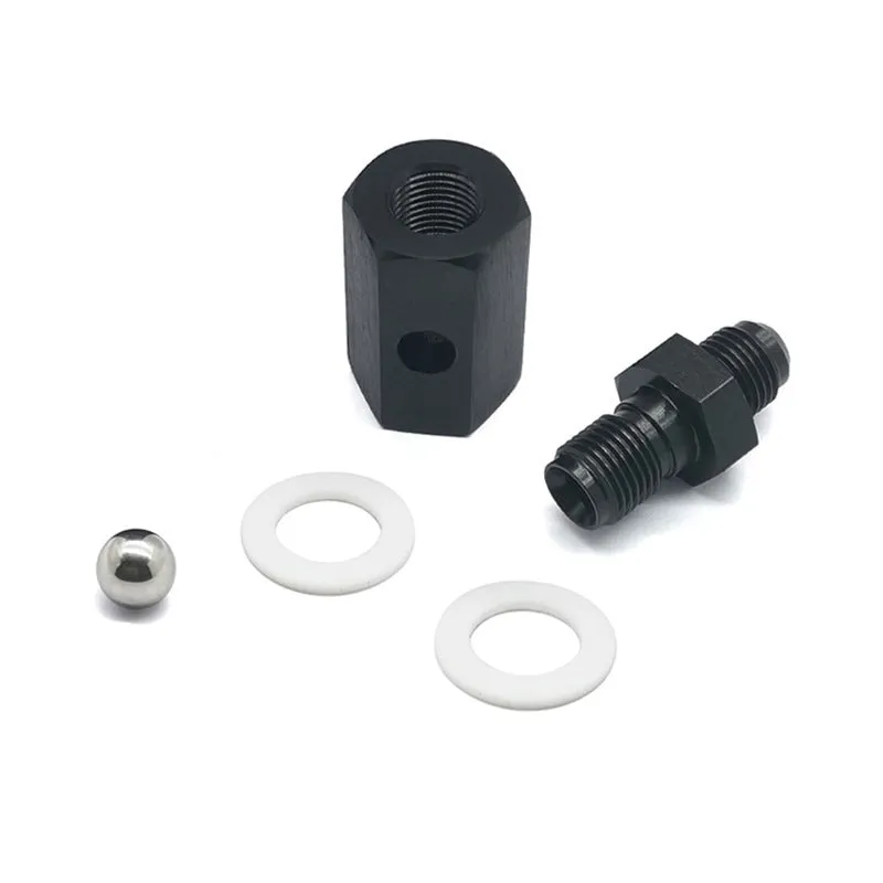 Car fuel tank exhaust check valve made of aluminium alloy with AN6 AN8 AN10 fitting options for universal automotive use