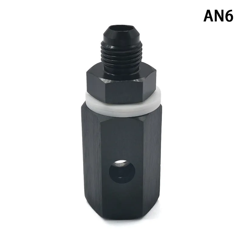 Car fuel tank exhaust check valve made of aluminium alloy with AN6 AN8 AN10 fitting options for universal automotive use