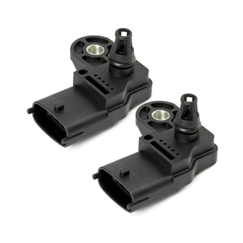 Black intake manifold pressure sensor model 0281002576 with electrical connector