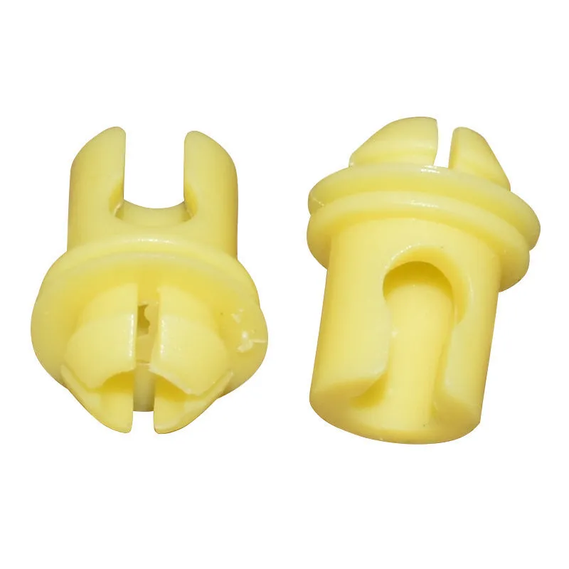 Yellow car door lock anti-loosening buckle for BMW multiple models single unit
