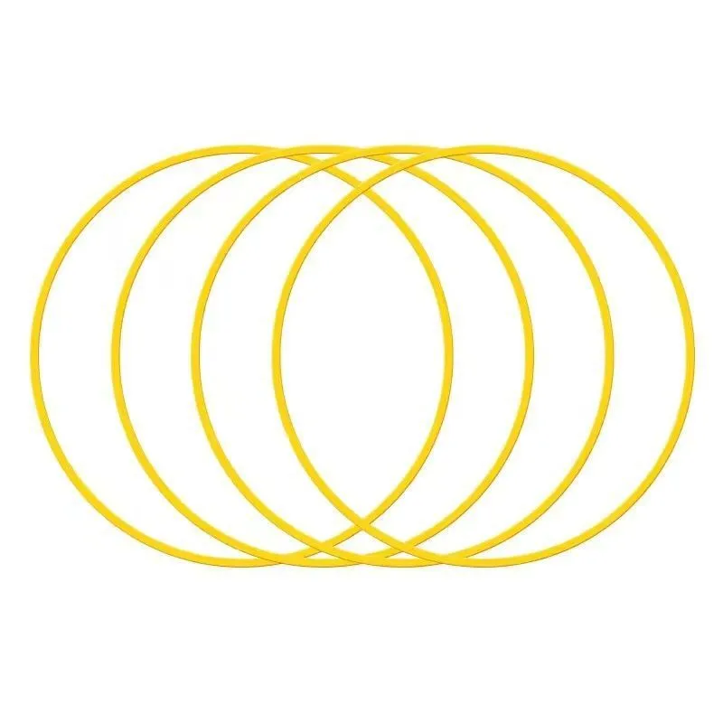 Set of four 18-inch car wheel hub guard circles in assorted colours showing scratch-resistant rim protection rings
