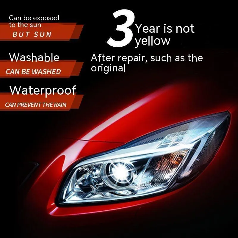 100ml bottle of car headlight renovation repairing liquid for plastic headlamp covers