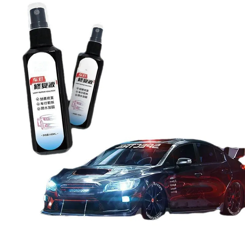 100ml bottle of car headlight renovation repairing liquid for plastic headlamp covers