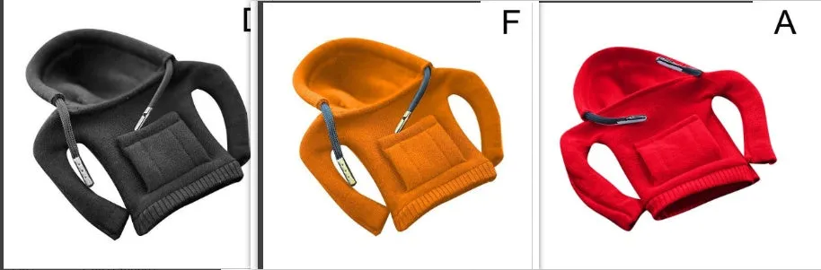Cloth gear shift knob hoodie cover in various colours for manual and automatic cars