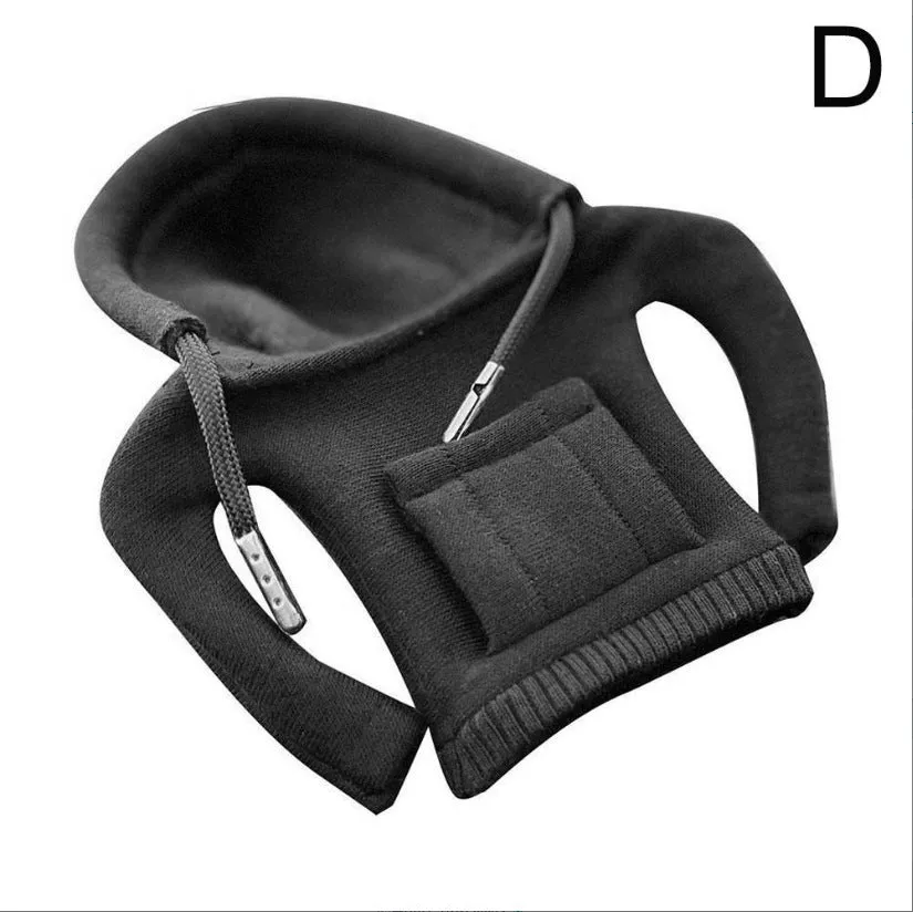 Cloth gear shift knob hoodie cover in various colours for manual and automatic cars