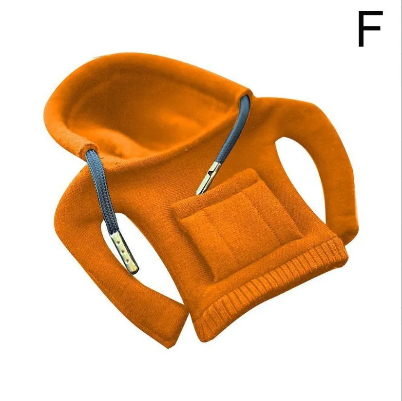 Cloth gear shift knob hoodie cover in various colours for manual and automatic cars
