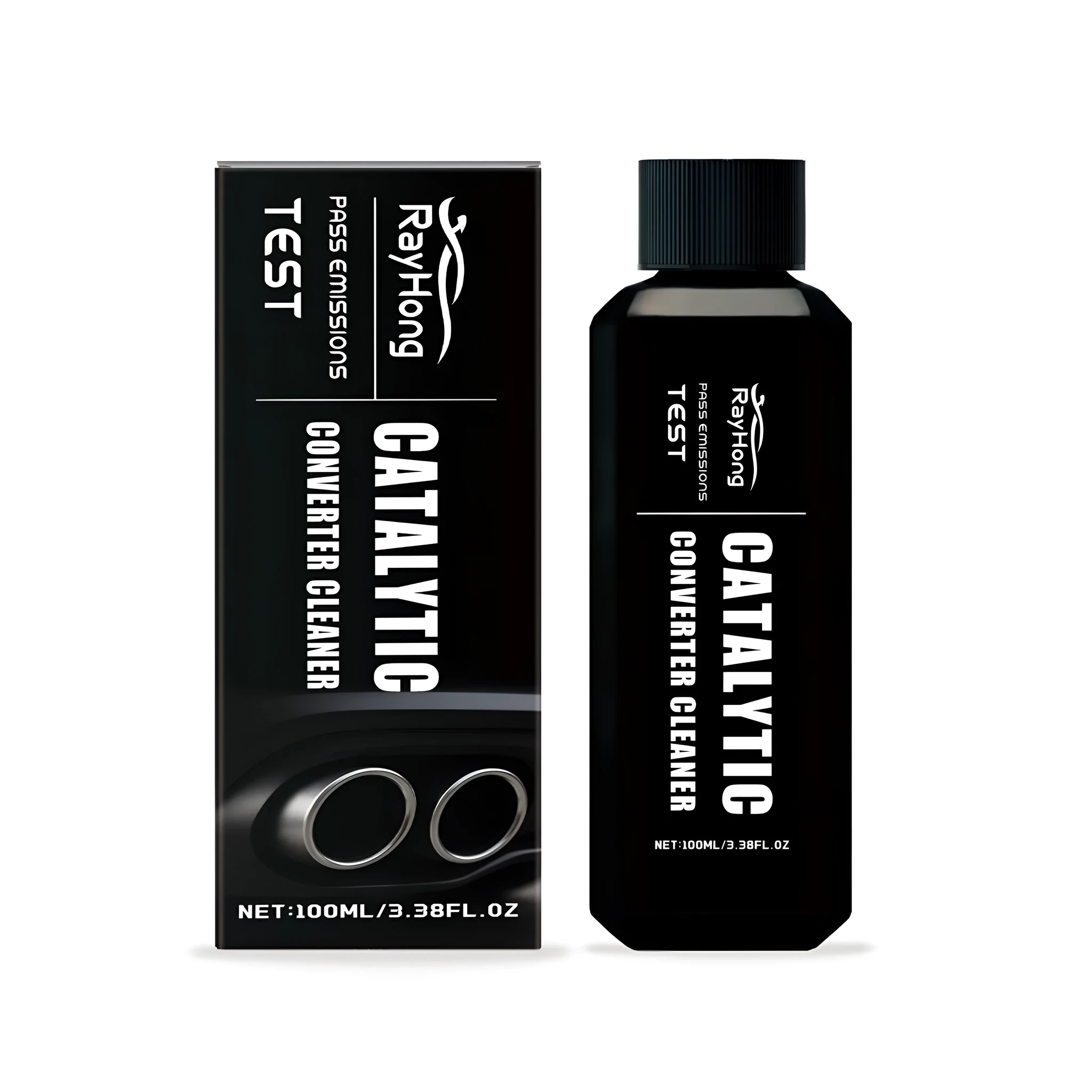 100ml catalytic converter cleaner bottle for automotive exhaust carbon deposit removal
