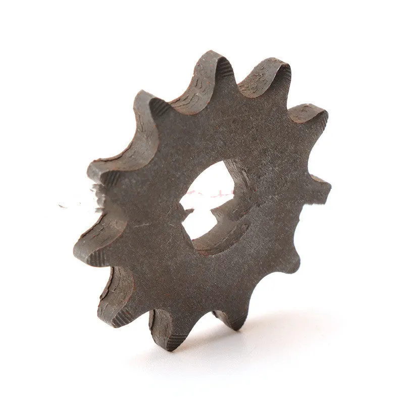 Cast iron motorcycle gear with 11 non-circular teeth for 25hT8F chain systems