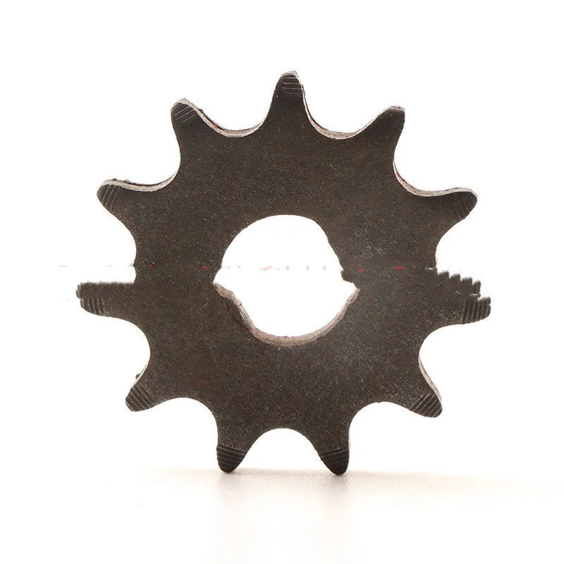 Cast iron motorcycle gear with 11 non-circular teeth for 25hT8F chain systems