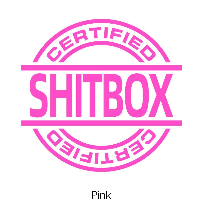 13x12cm creative vinyl car sticker in multiple colour options on a vehicle body panel.