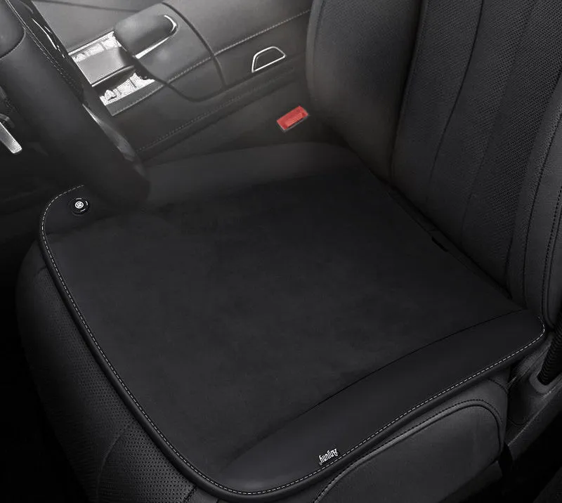 Graphene 12V seat heating pad for car in Tech Blue colour with plush surface and memory foam filling