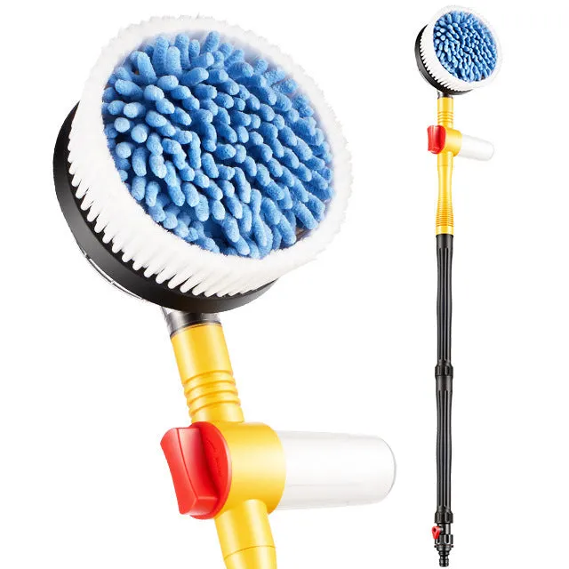 Car wash water gun set with foam pot and brush mop on tap water pressure 3 metre spray ABS PC construction