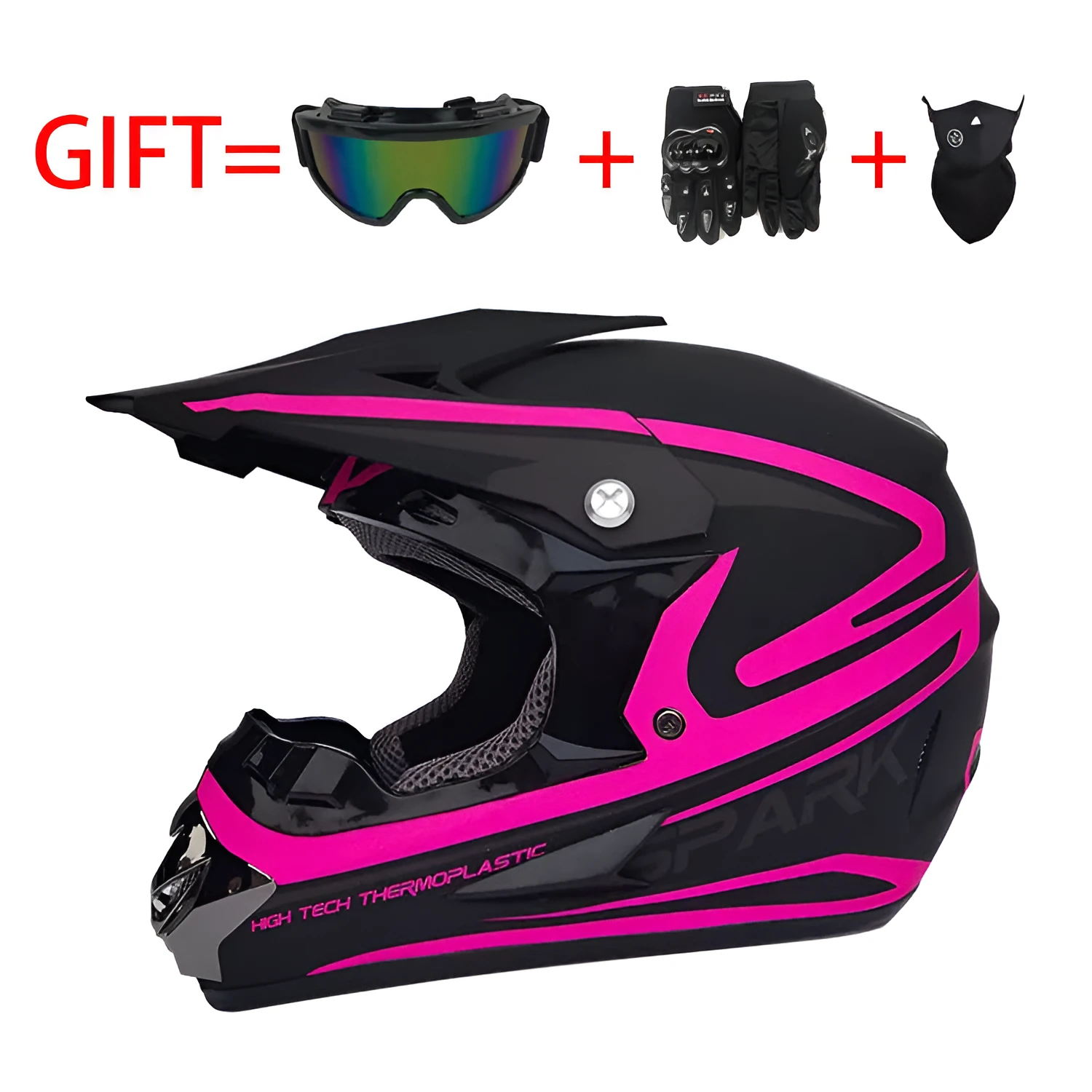 ABS off-road helmet in Asian size M, colour Asian Blue, for cross-country and mountain bike riding
