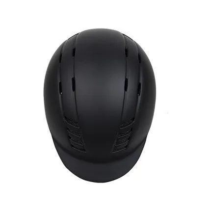 Moon equestrian helmet black PVC EPS construction size M L head circumference 55-58cm 58-61cm for horse riding