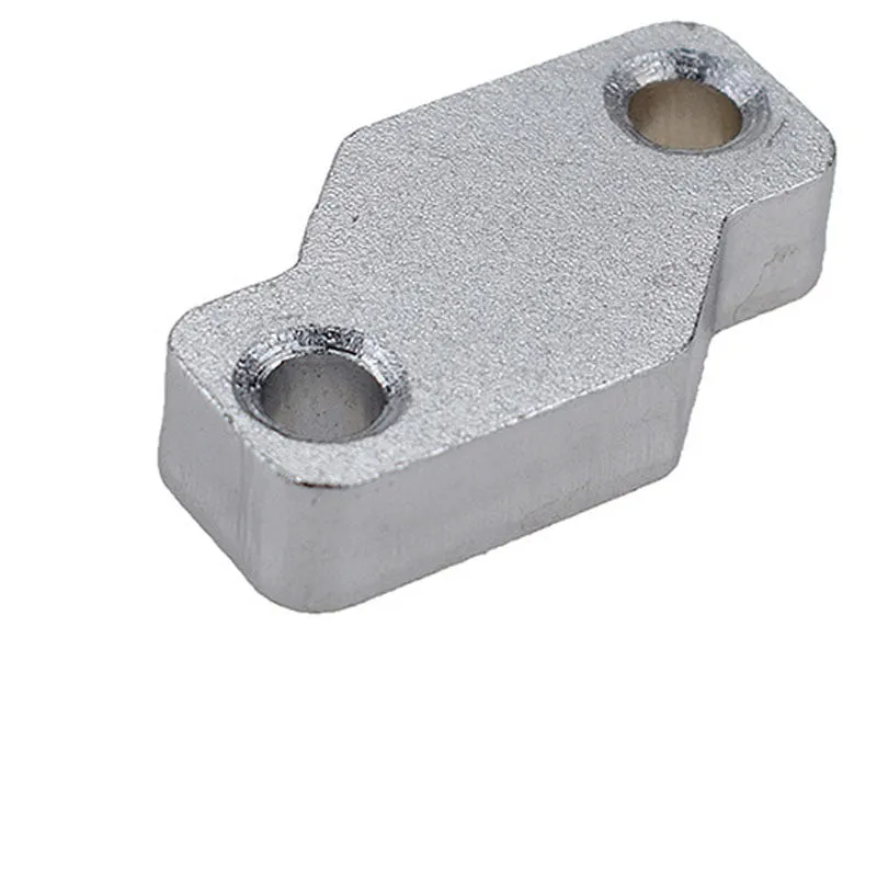 Seven-piece turbocharger turbine flange set made from low carbon steel for Sinosteel RHB31 VZ21, net weight 900g per piece