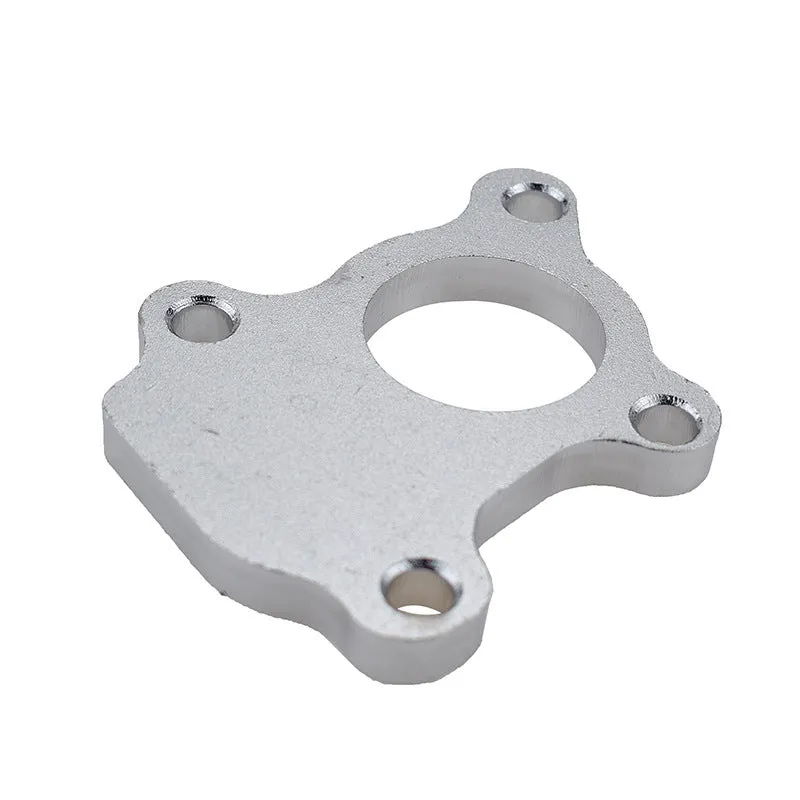 Seven-piece turbocharger turbine flange set made from low carbon steel for Sinosteel RHB31 VZ21, net weight 900g per piece