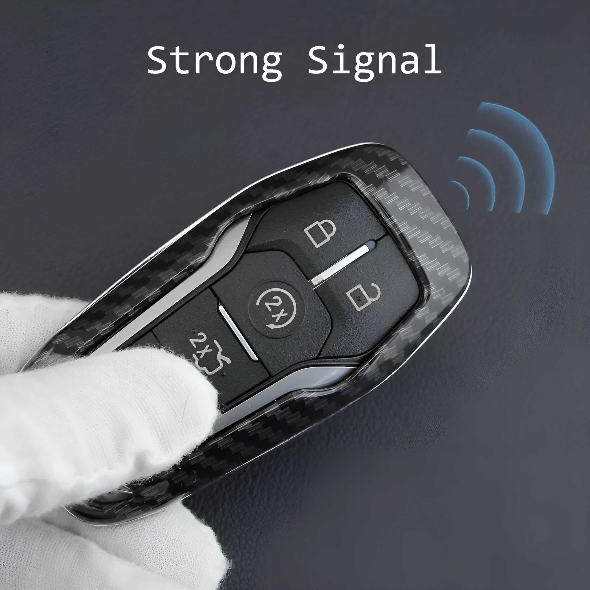 Plastic protective shell case for car key remote control with buckle closure