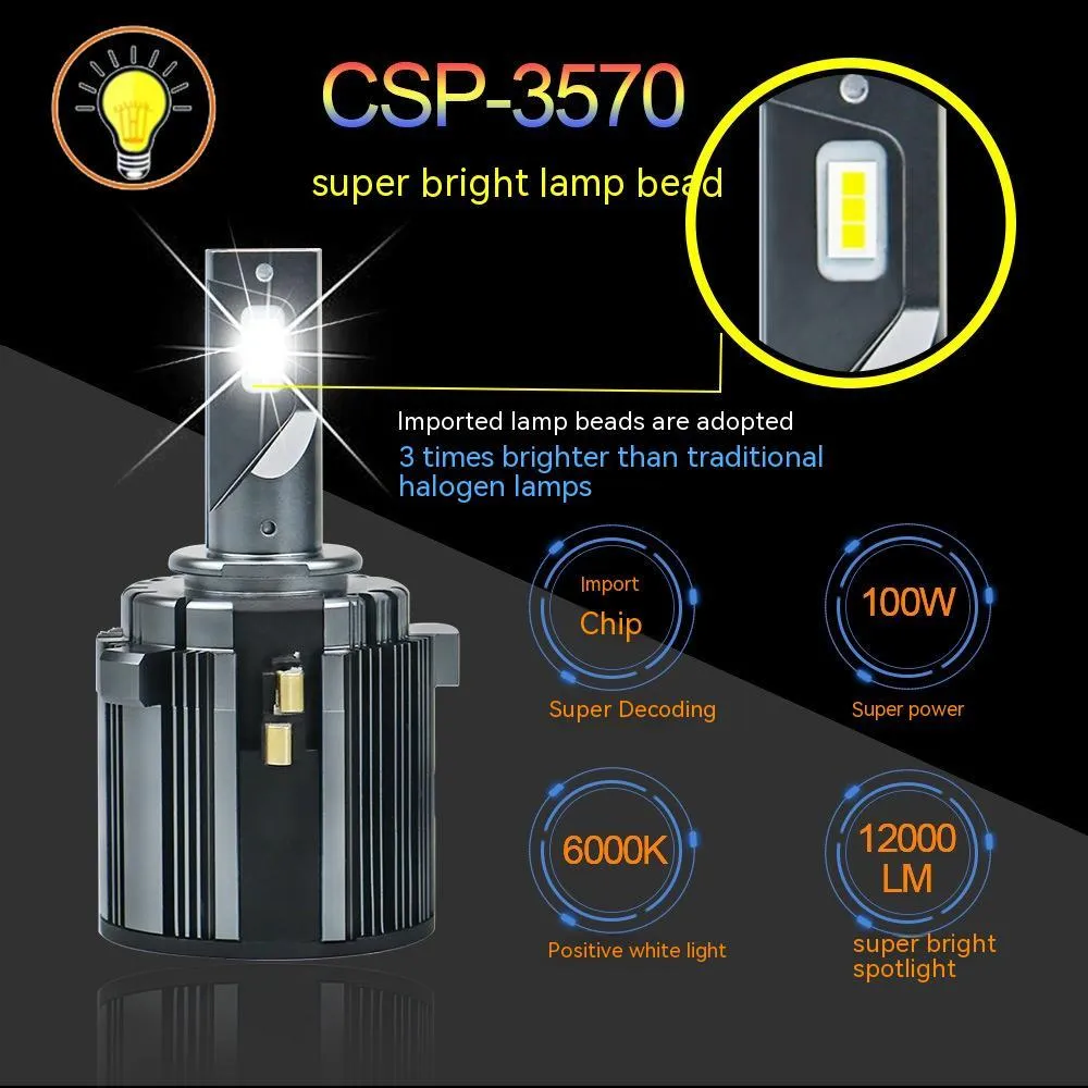 Volkswagen Golf 7 LED front low beam headlight bulb with aluminium alloy housing