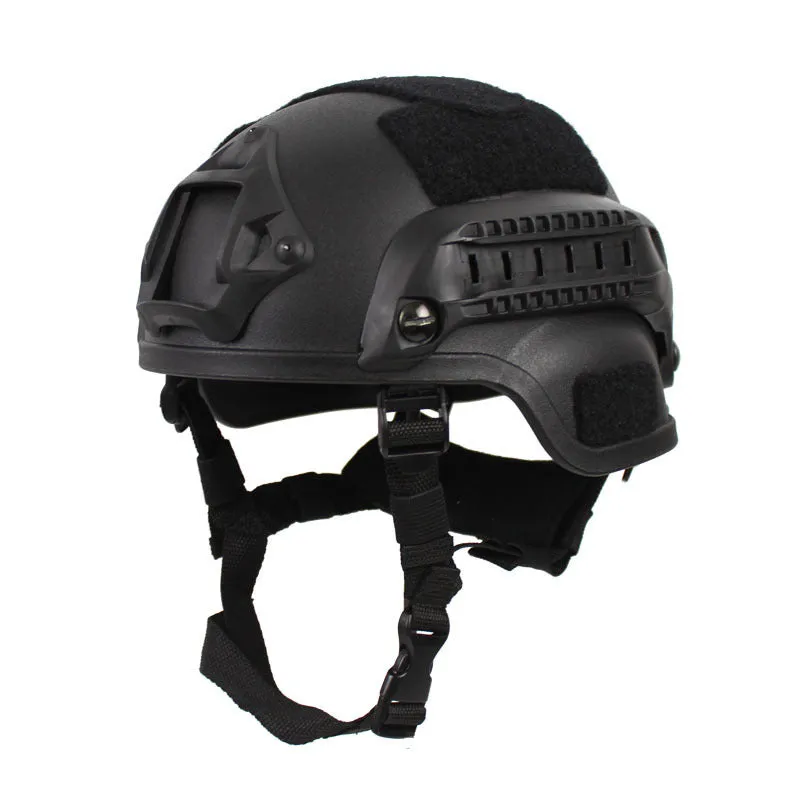 Youth tactical helmet in PP plastic, 53-57cm head size, sand colour for summer camp