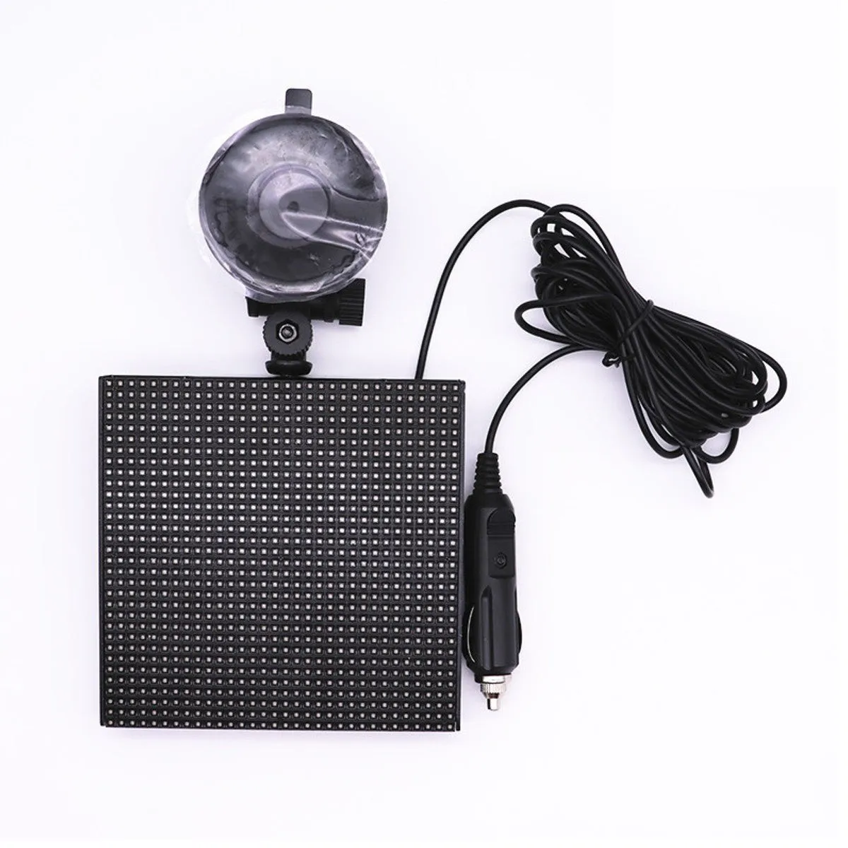 Bluetooth wireless LED car display screen with 32x32 pixels and aluminium frame